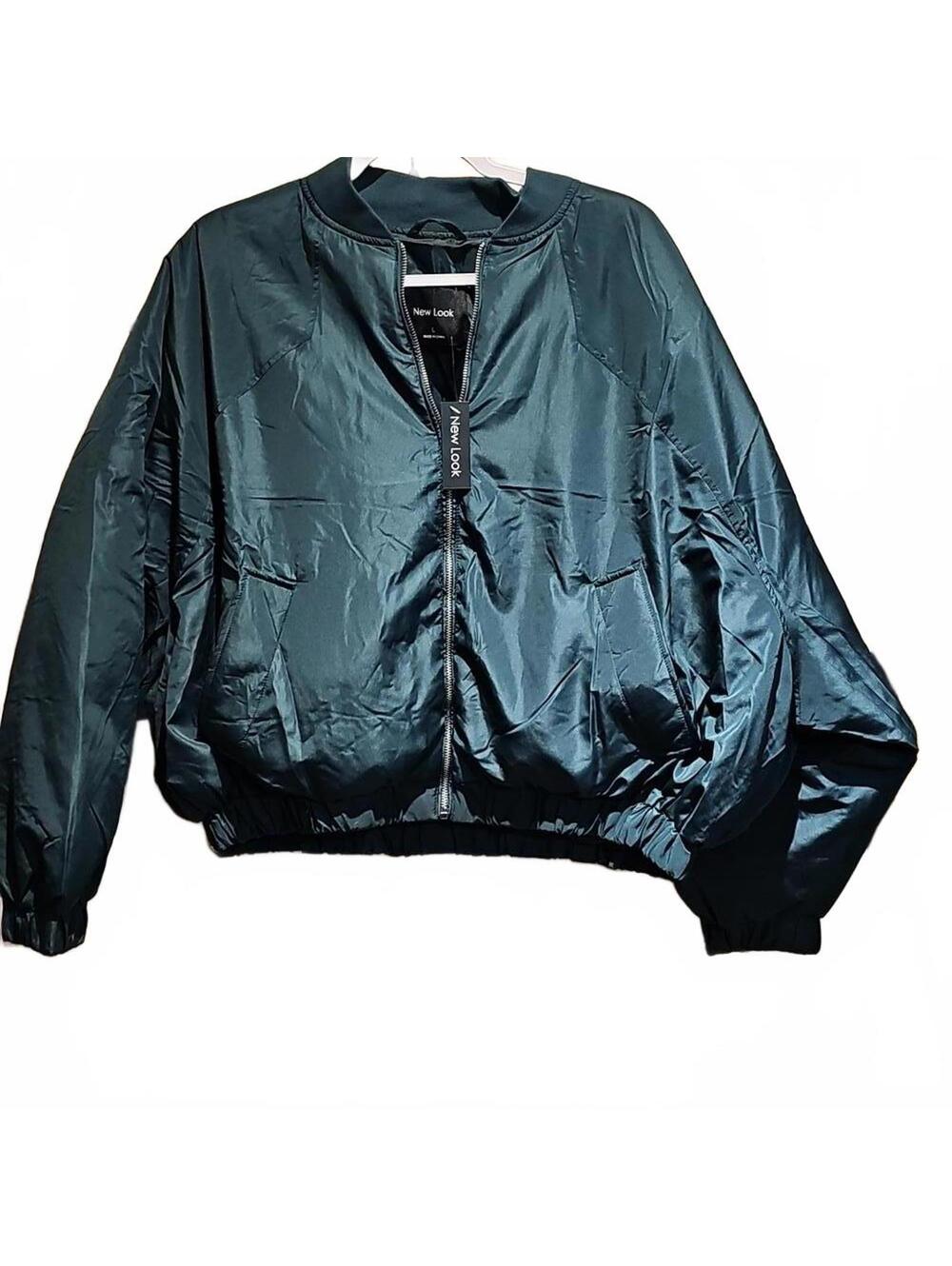 New Look cropped Puffer jacket. Beautiful emerald green! NWT. Size XL